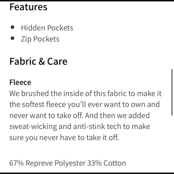 FABLETICS THE GO TO 1/4 ZIP FRONT SWEATSHIRT GRAY - Picture 5 of 5